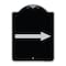 Signmission Right Arrow Symbol Heavy-Gauge Aluminum Architectural Sign, 24" x 18", BS-1824-22975 A-DES-BS-1824-22975 - alternate 1